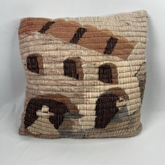 Raquel's Collection Other - Vintage Raquel's Collection 100% Wool Hand Woven Pillow 14X14 Peruvian Folk Art